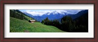 Framed Austria, Zillertaler, cabin