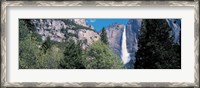 Framed Yosemite Falls Yosemite National Park CA USA
