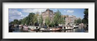 Framed Netherlands, Amsterdam, intersecting channels