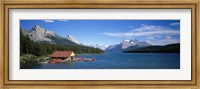 Framed Canada, Alberta, Maligne Lake