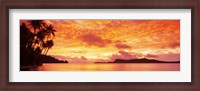 Framed Sunset, Huahine Island, Tahiti