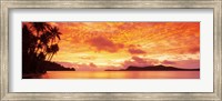 Framed Sunset, Huahine Island, Tahiti