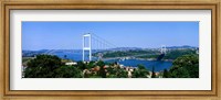 Framed Bosphorus Bridge, Istanbul, Turkey