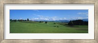 Framed View Along Rural Hillside, Zurich, Switzerland