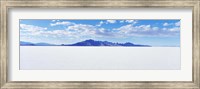 Framed Bonneville Salt Flats, Utah, USA