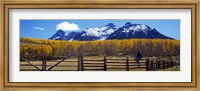 Framed Last Dollar Ranch, Ridgeway, Colorado, USA