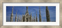 Framed Facade of a cathedral, Piazza Del Duomo, Milan, Italy