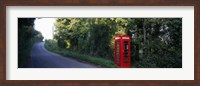 Framed Phone Booth, Worcestershire, England, United Kingdom