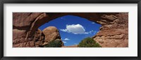 Framed North Window, Arches National Park, Utah, USA