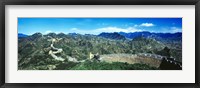 Framed Fortified wall on a mountain, Great Wall Of China, Beijing, China