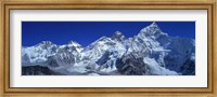 Framed Himalaya Mountains (Mt Everest), Nepal