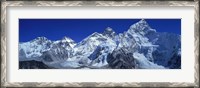 Framed Himalaya Mountains (Mt Everest), Nepal