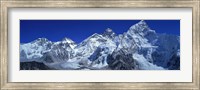Framed Himalaya Mountains (Mt Everest), Nepal