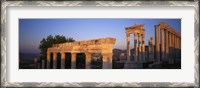 Framed Turkey, Pergamum, temple ruins