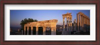 Framed Turkey, Pergamum, temple ruins