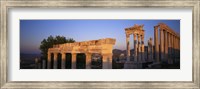 Framed Turkey, Pergamum, temple ruins