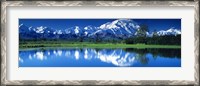 Framed Mt McKinley and Wonder Lake Denali National Park AK