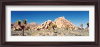 Framed Rock Formation In A Arid Landscape, Joshua Tree National Monument, California, USA