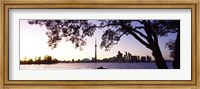 Framed Skyline CN Tower Skydome Toronto Ontario Canada