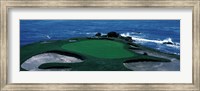 Framed Pebble Beach Golf Course 8th Green Carmel CA