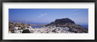 Framed Houses on an island, Lindos, Rhode Island, Dodecanese, Greece