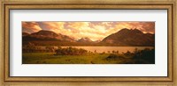 Framed Saint Mary Lake, Montana