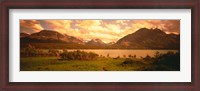 Framed Saint Mary Lake, Montana