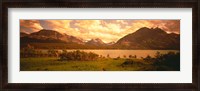 Framed Saint Mary Lake, Montana