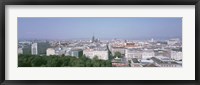 Framed Austria, Vienna, High angle view of the city