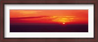 Framed Sunrise Lake Michigan USA