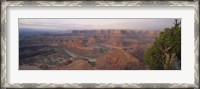 Framed High Angle View Of An Arid Landscape, Canyonlands National Park, Utah, USA