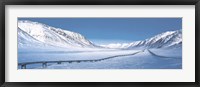 Framed Alaska Pipeline, Brooks Range, Alaska