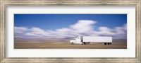 Framed Truck on the road, Interstate 70, Green River, Utah