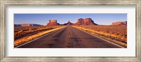Framed Road Monument Valley, Arizona, USA