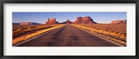 Framed Road Monument Valley, Arizona, USA
