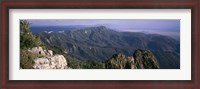 Framed Sandia Mountains, Albuquerque, New Mexico, USA