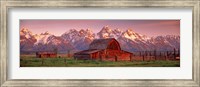 Framed Barn Grand Teton National Park WY USA