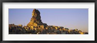 Framed Low angle view of a rock formation in a village, Cappadocia, Turkey