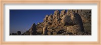 Framed Rocks on a cliff, Mount Nemrut, Nemrud Dagh, Cappadocia, Antolia, Turkey