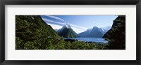 Framed Milford Sound, Fiordland National Park, New Zealand