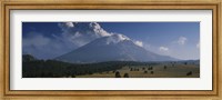 Framed Clouds over a mountain, Popocatepetl Volcano, Mexico