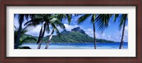 Framed Bora Bora, Tahiti, Polynesia