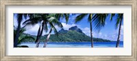 Framed Bora Bora, Tahiti, Polynesia