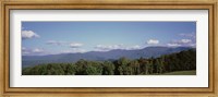 Framed High angle view of a mountain range, Green Mountains, Stowe, Vermont, New England, USA