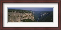 Framed Ardeche River, Provence, France