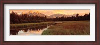 Framed Sunrise Grand Teton National Park, Wyoming, USA