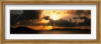 Framed Sunset British Virgin Islands