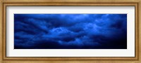 Framed Dramatic Blue Clouds