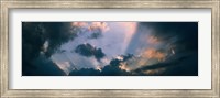 Framed Clouds With God Rays