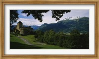 Framed High angle view of a castle, Vaduz, Liechtenstein